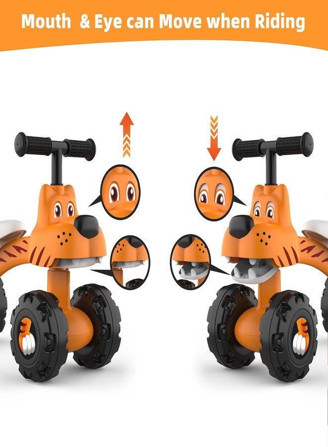 Wdmiya دراجة توازن للأطفال من Wdmiya مناسبة للأولاد والبنات بعمر سنة واحدة، ألعاب ركوب للأطفال الصغار، دراجة بدون دواسات، أول دراجة للأطفال من عمر 12 إلى 36 شهرًا، أفضل هدية لأعياد الميلاد، عيد الميلاد، والهالوين (نمر) - Image 3